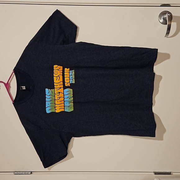 Dave Matthews Band Tour 2021 short sleeve concert tee cities listed EUC - Picture 1 of 5